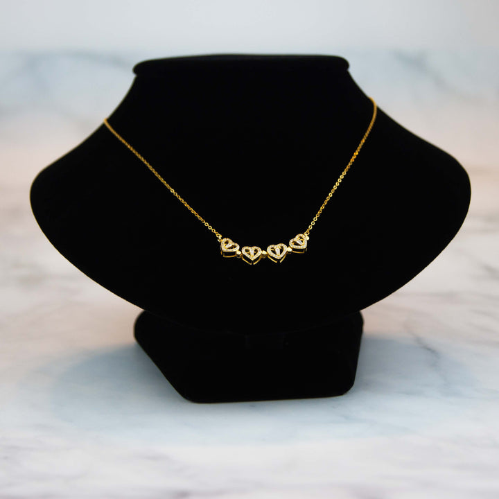 Clover Hearts Necklace