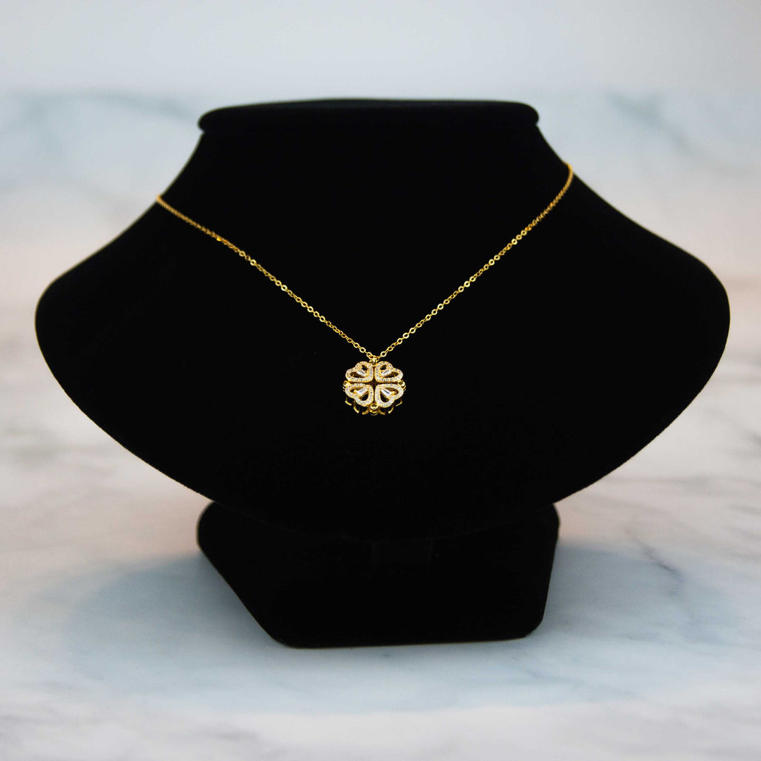 Clover Hearts Necklace