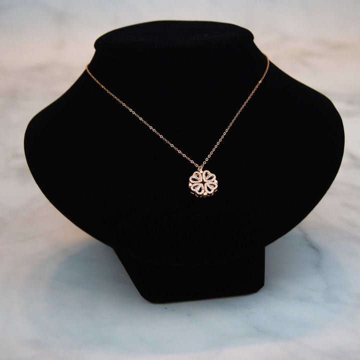 Clover Hearts Necklace