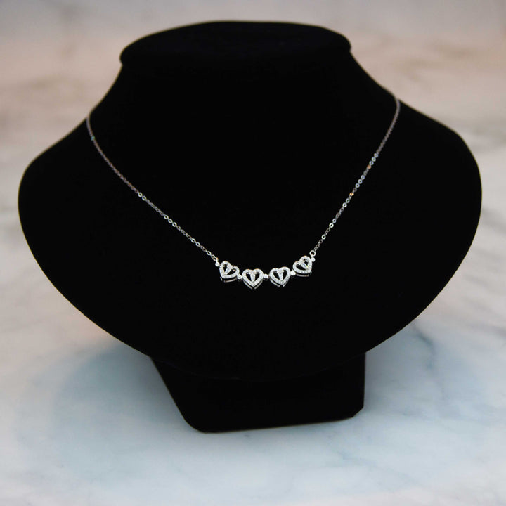 Clover Hearts Necklace