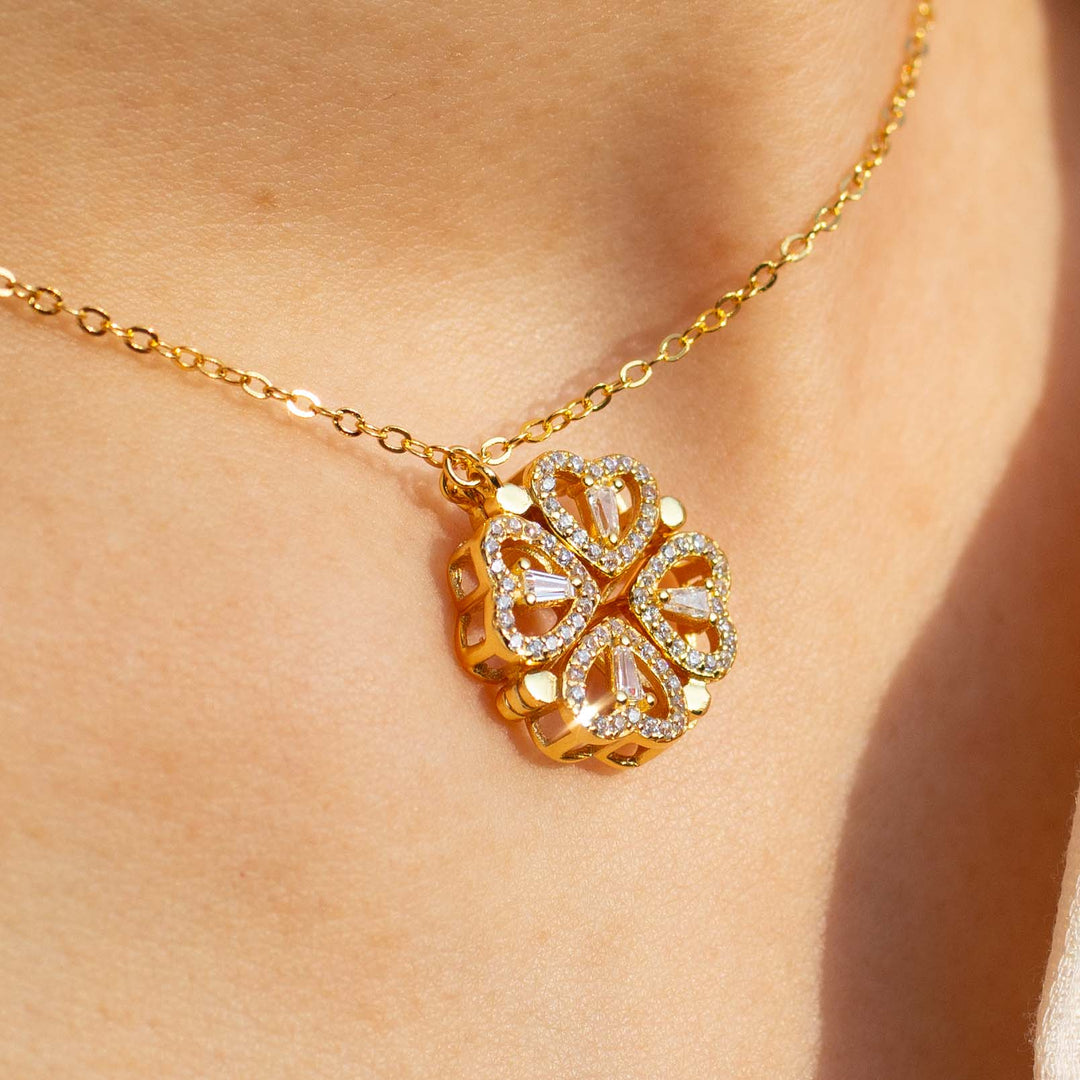 Clover Hearts Necklace