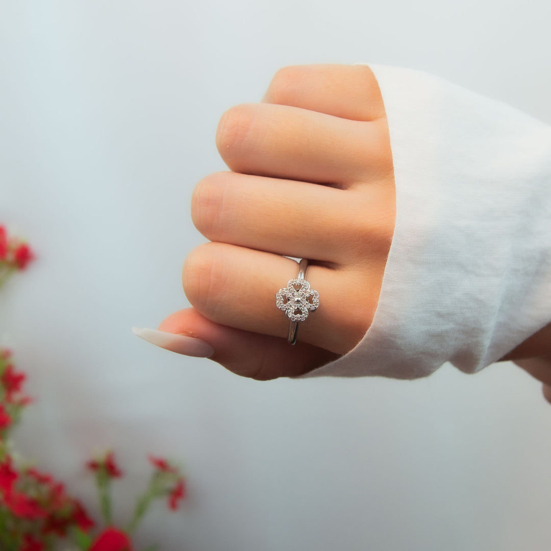 Clover Hearts Ring