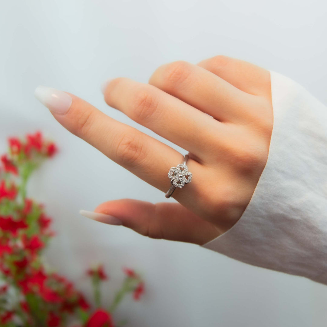 Clover Hearts Ring