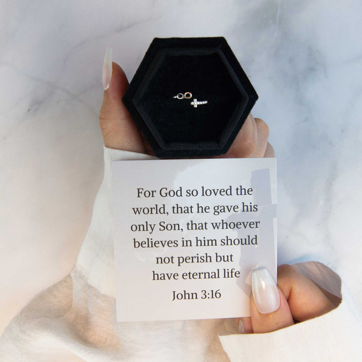Cross Infinity Ring